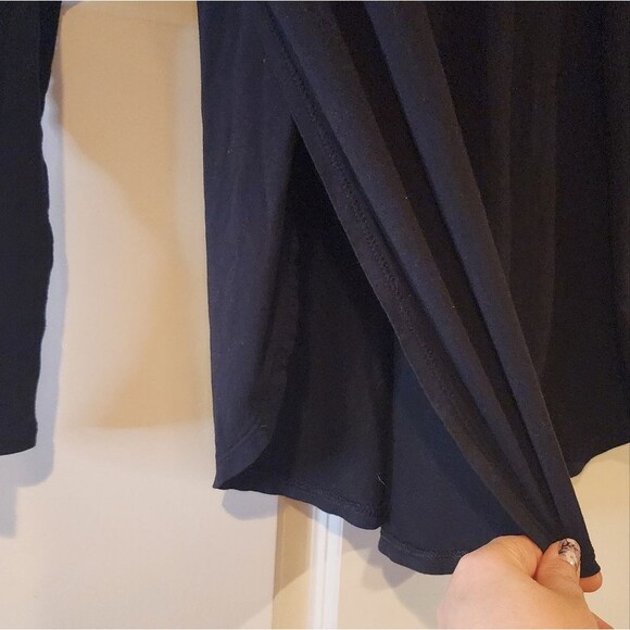 Old Navy black lace top long sleeve top with open sides M - Picture 5 of 5